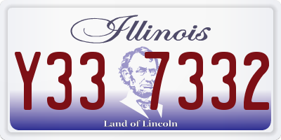 IL license plate Y337332