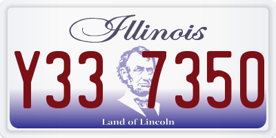 IL license plate Y337350