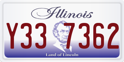 IL license plate Y337362