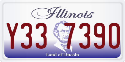IL license plate Y337390