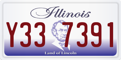 IL license plate Y337391
