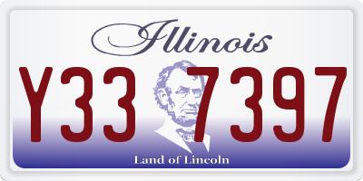 IL license plate Y337397