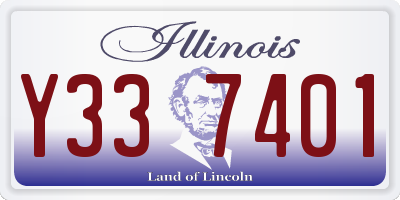 IL license plate Y337401