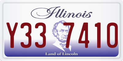 IL license plate Y337410