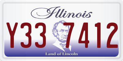 IL license plate Y337412