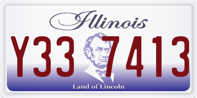 IL license plate Y337413
