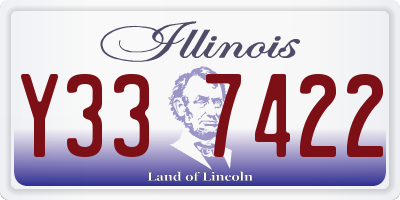 IL license plate Y337422
