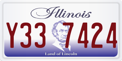 IL license plate Y337424