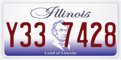 IL license plate Y337428