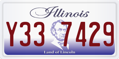 IL license plate Y337429