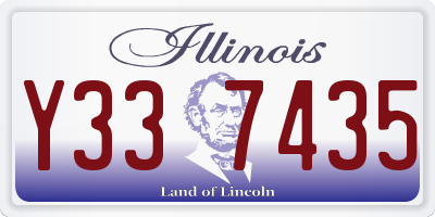 IL license plate Y337435