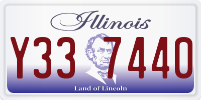 IL license plate Y337440