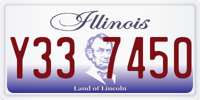 IL license plate Y337450