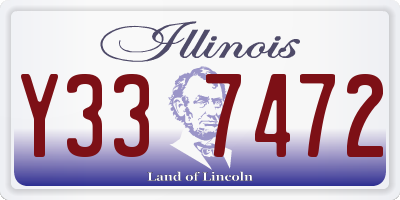 IL license plate Y337472