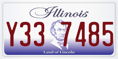 IL license plate Y337485
