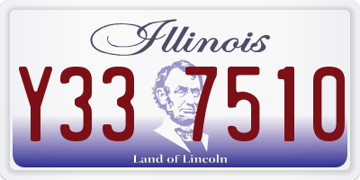IL license plate Y337510