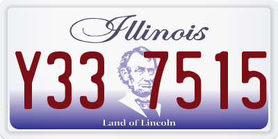 IL license plate Y337515