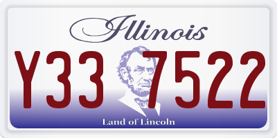 IL license plate Y337522