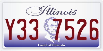 IL license plate Y337526