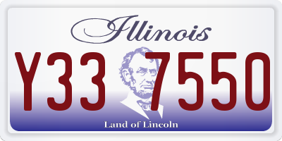 IL license plate Y337550