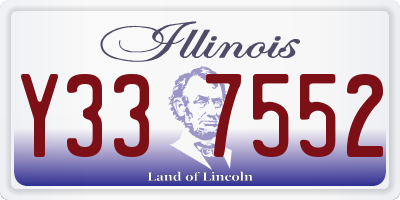 IL license plate Y337552
