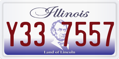 IL license plate Y337557
