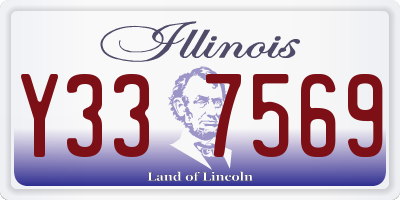 IL license plate Y337569