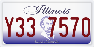 IL license plate Y337570