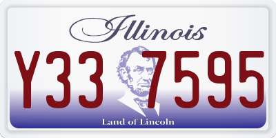 IL license plate Y337595