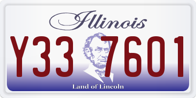 IL license plate Y337601