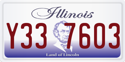 IL license plate Y337603