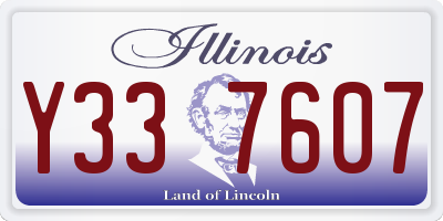 IL license plate Y337607