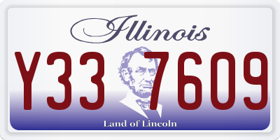 IL license plate Y337609