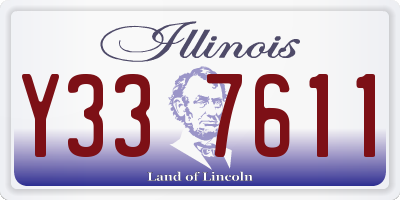 IL license plate Y337611