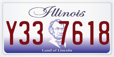 IL license plate Y337618