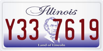 IL license plate Y337619