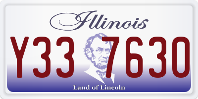 IL license plate Y337630