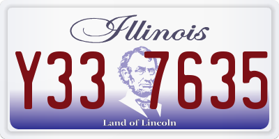 IL license plate Y337635