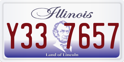 IL license plate Y337657