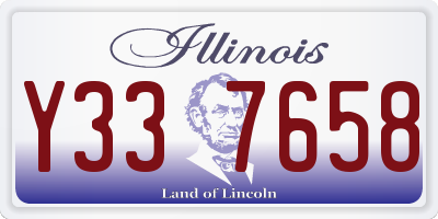 IL license plate Y337658