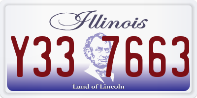 IL license plate Y337663