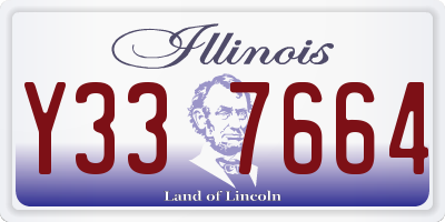 IL license plate Y337664