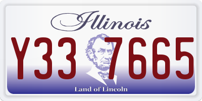 IL license plate Y337665