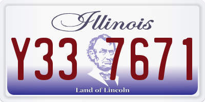 IL license plate Y337671
