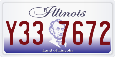 IL license plate Y337672