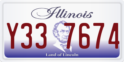 IL license plate Y337674