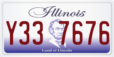 IL license plate Y337676