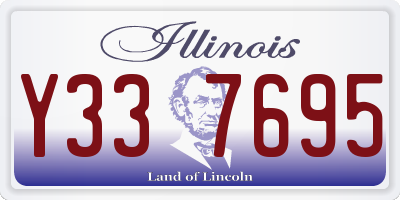 IL license plate Y337695