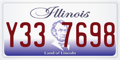IL license plate Y337698