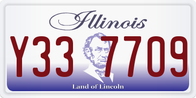 IL license plate Y337709